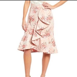 Antonio Melani Floral Tobi Skirt Size 10